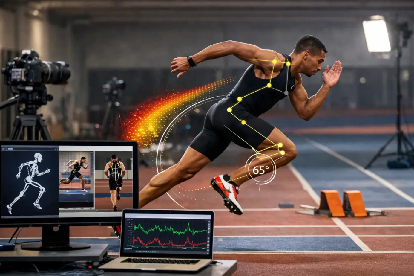 Анализ бега по видео в спринте